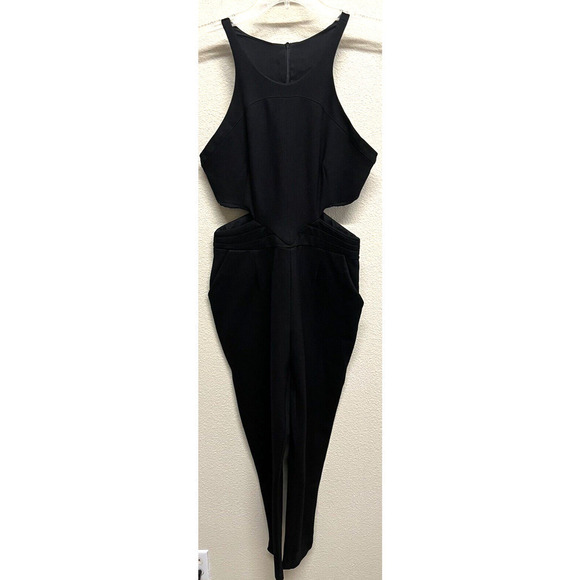 Hunter Bell NY Katie black cut out jumpsuit Size 10 in Black - Picture 3 of 13